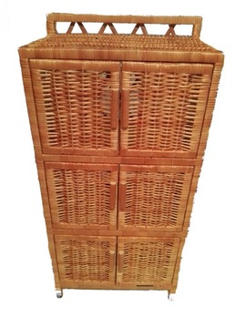 Cabinet wicker shelf з wikliny rack chest of drawers, фото