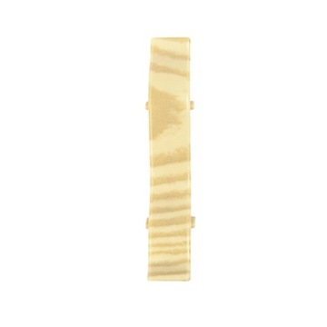 Connector to overlays skirting board pvc 52mm pvc maple, фото