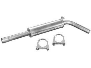 Vw polo 4 (9n) 1.2 shock absorber average+ clamps (year 2001-2005), фото