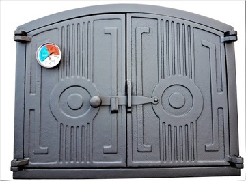 Door cast iron stove bread smokehouse lattice, фото