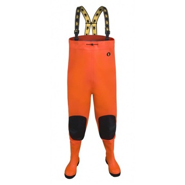 Pants anti-puncture fluo/ orange size. 40, фото