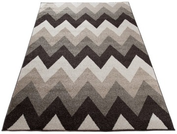 Carpet moroccan zigzag 300x400 lovely mild 891dbr, фото