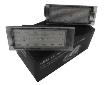 Подсветка номерного знака led подсветка renault clio 3 4 kangoo, фото