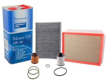 Filter set oil 5w30 opel astra h 1.9 cdti, фото