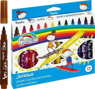 Фломастеры Jumbo FIORELLO GR-F678 12 цветов