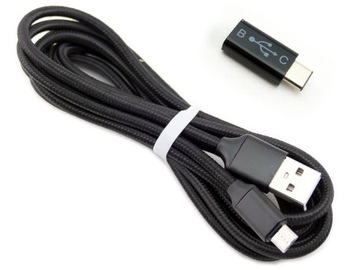 SUPER kabel 1m micro USB 2.0 +USB c Sony Xperia Z4