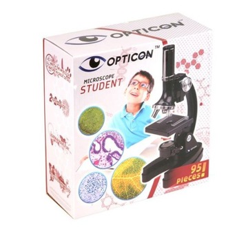Мікроскоп Opticon Студент металевий Штатив 1200x
