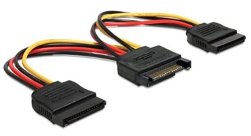 Разветвитель питания SATA на 2x SATA 15 см
