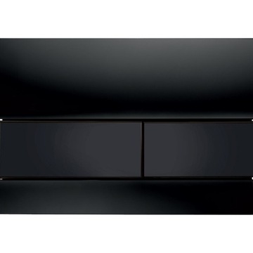 Промывочная кнопка для туалета Tece Square Black 9.240.809 + рамка