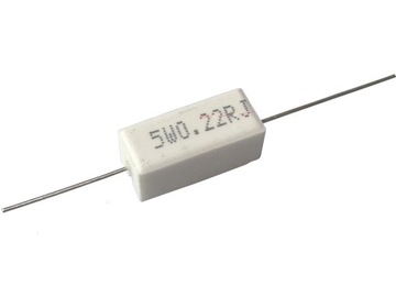 Резистор 0.22 R 0r22 ом 5 Вт RWA - 2шт