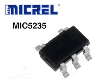 MIC5235 стабілізатор LDO 1.8-20V 150mA SOT23 5 шт