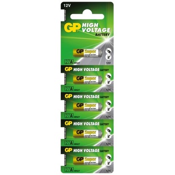 Батарея GP MN27 A27 27A V27A L828 BP1 12V-5 шт