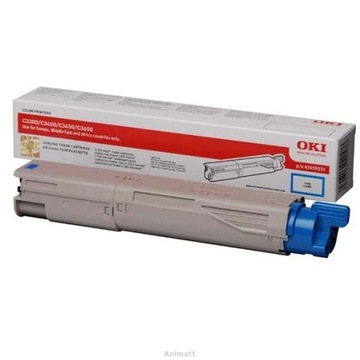 Тонер OKI c3450 43459331 синий (голубой)