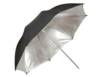 Серебряный зонт 1pow 73cm дешевый и твердый
