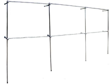 4. 5X2M стеллаж для хранения одежды вешалка C1