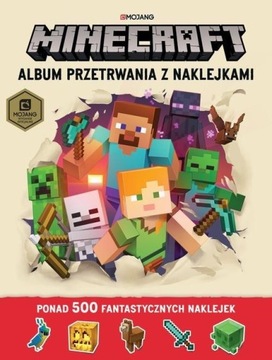 Minecraft. Album przetrwania z naklejkami C. Jelley, S. Milton