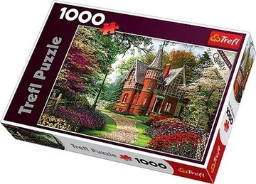 PUZZLE krajobrazowe 1000 ELEMENTÓW Wiktoriański dom Trefl ŚWIETNA ZABAWA