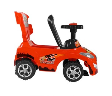 Milly Mally Ride-On 3in1 Happy Red Автомобиль