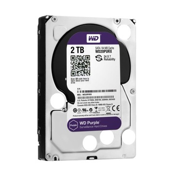 Dysk HDD do rejestratórów 2TB WD Purple SATA III