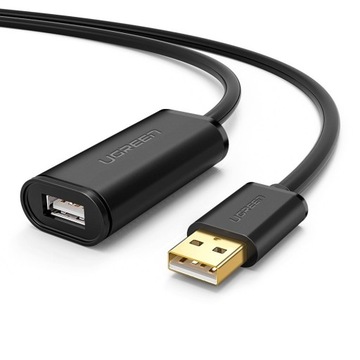 Удлинительный кабель USB 2.0 US121, активный, 5 м