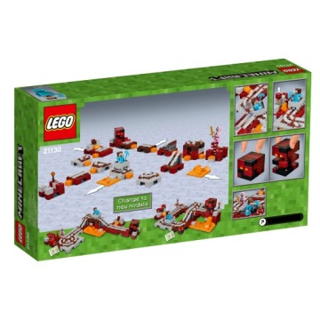 LEGO MINECRAFT 21130 ЖЕЛЕЗНАЯ ДОРОГА В МИРЕ НЕДР