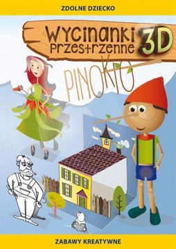 Wycinanki przestrzenne 3D Pinokio Beata Guzowska, Krzysztof Tonder