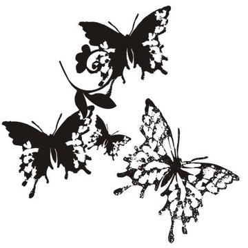 Naklejka na ścianę motyle - Motylkowa fantazja 6