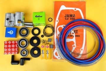 071 ПОРШНИ УПЛОТНЕНИЯ ПОРШНЕВЫЕ КОЛЬЦА JAWA TS 350