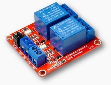 Модуль из двух реле 5В LOW/HI ARDUINO RPi