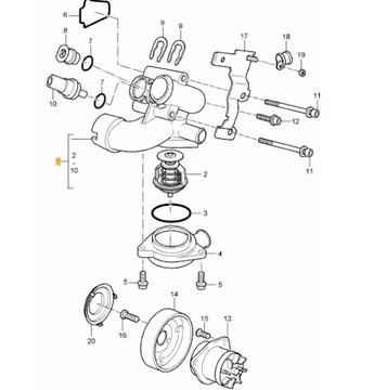 PORSCHE OE 95510601100 ČERPADLO VODY