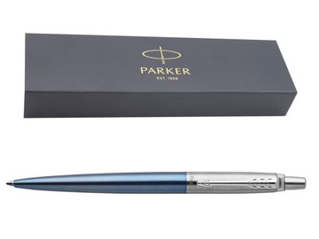 Długopis Parker Jotter Stal Waterloo Blue grawer