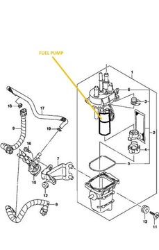 LT-F SUZUKI KingQuad 400 POMPA PALIWA BENZYNY LTF