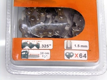 ŁAŃCUCH 15'' 64x325 do piły pilarki piła HUSQVARNA