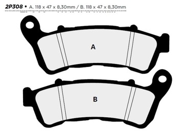 Колодки Nissin Honda NT 700 Deauville 07-09 передние