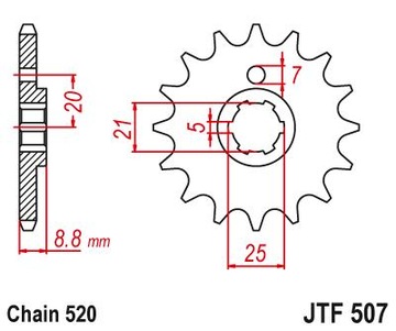 Комплект приводов Husqvarna CR 250 S усиленный DiD.