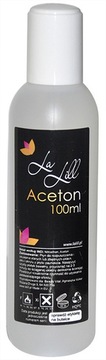 CZYSTY ACETON 100 ml USUWA HYBRYDY ŻEL Zmywacz acetonowy