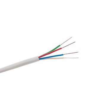 KABEL RGB 4żyły YTDY 4x0,5 przewód do taśma LED 1m