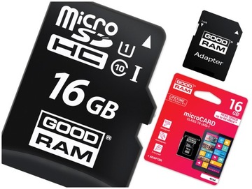 GOODRAM KARTA PAMIECI MICRO SD 16 GB CLASS 10 UHS