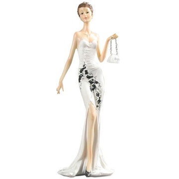 37.6# Figurka ozdobna dama art deco Belles