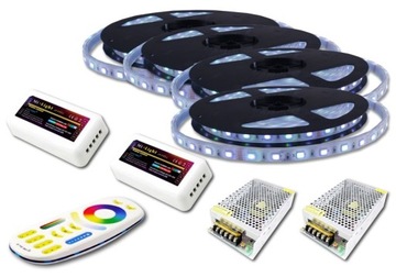 ZESTAW LED na zewnątrz RGBW Mi-Light PREMIUM 20m