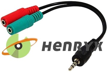 Переходник Cablexpert Mini Jack 4PIN на 2 x MINIJACK