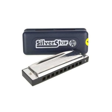 Губная гармошка Hohner SilverStar D + футляр