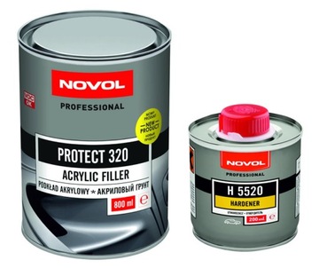 NOVOL PROTECT 320 PODKŁAD AKRYLOWY 0,8l + 0,2l P3