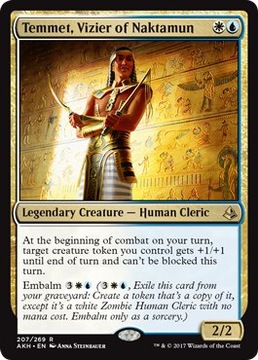 MTG Temmet, Vizier of Naktamun (Rare)