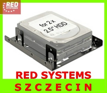 SLED рамы два 2 -кратных HDD SSD от 2,5 дюйма до 3,5 3