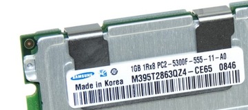 SAMSUNG M395T2863QZ4-CE65 1 ГБ, 667 МГц DDR2 FBD ECC