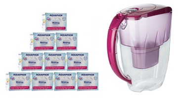 FILTR MAXFOR BRITA MAXTRA 10 SZTUK +DZBANEK SZAFIR