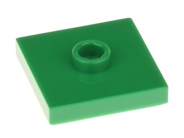LEGO Płytka z wypustką 2x2 87580 4565321 zielona - 4 szt.