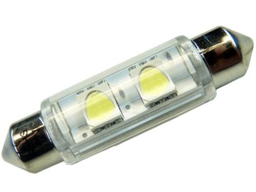 żarówka rurkowa LED C10W C5W 10x42 mm 2 SMD 12V RS