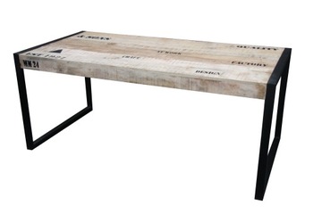 Stół Drewniany Mango Loft 90 x 180 Stolik FACTORY